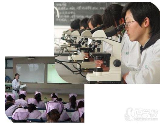 南京市医药中等专业学校的学生上课环境图片展示